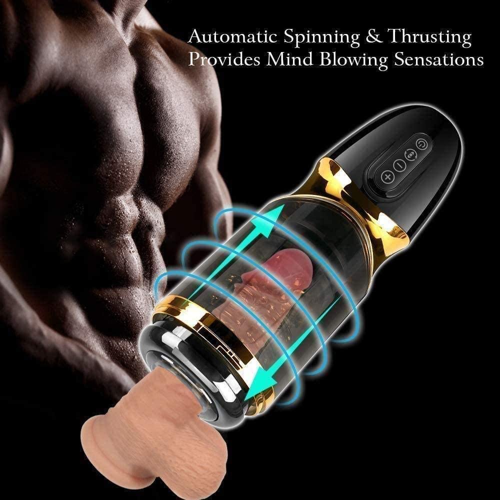 Automatic Piston Rotating Sucking Male Masturbator Cup - Image 3